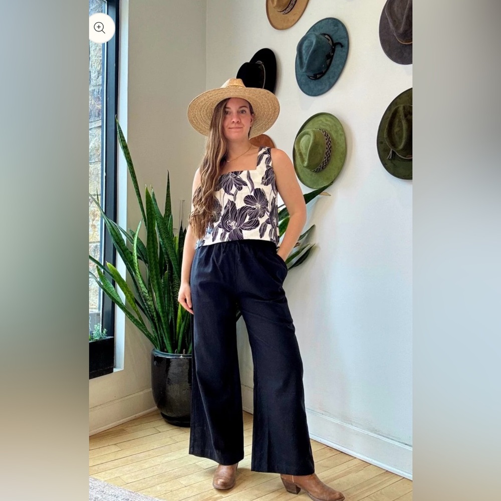 Nary Koh Rong Lounge Pant - Black Linen